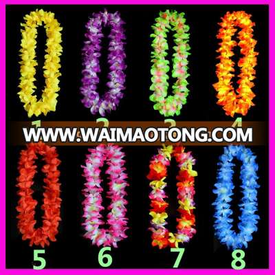 2017 Hot Sale Cheap Party Decoration Luau Floral Plumeria Flower Dance Hawaiian Lei