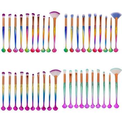 Hot Sale New Arrival Cosmetics Foundation Brush Tools Professional Mermaid Makeup Brush